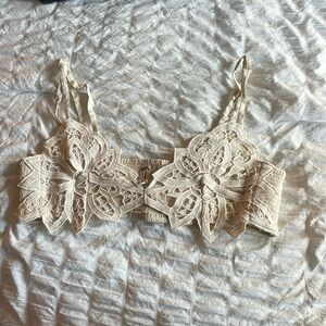 FREE PEOPLE lace bra never worn